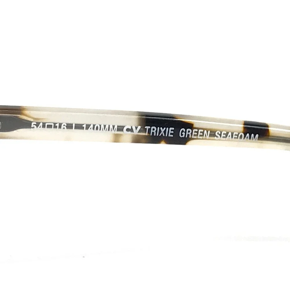 Steve Madden Eyeglasses Frames TRIXIE GREEN SEAFOAM Tortoise Cat Eye 54-16-140